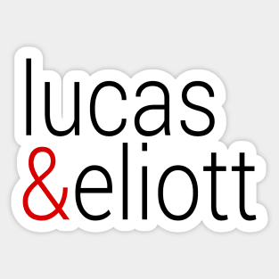 Lucas & Elliot Sticker